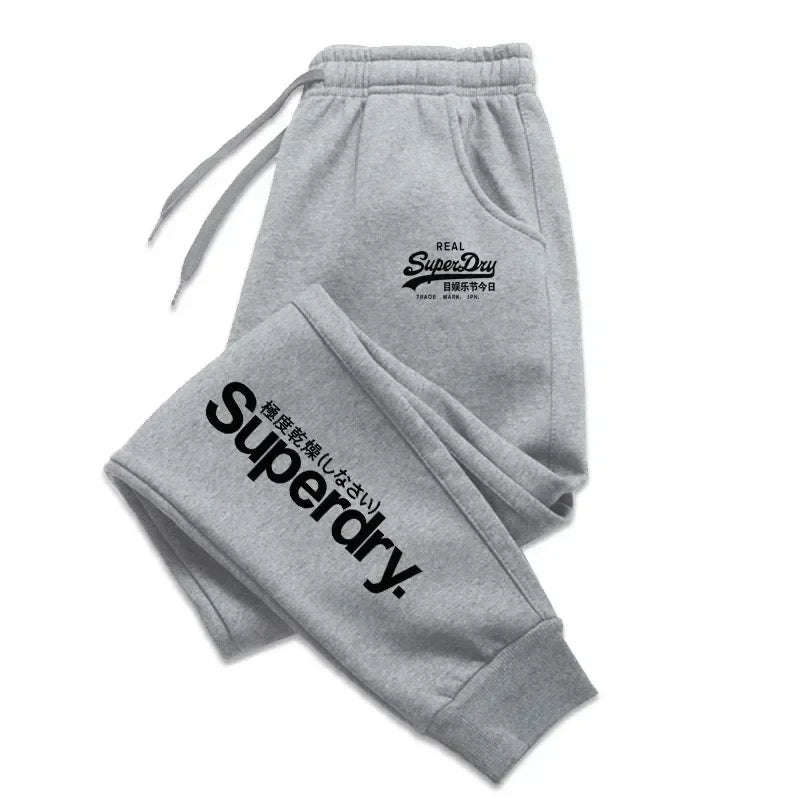 New men's casual pants for autumn and winter, men's and women's sports pants for outdoor hiking, and fashionable running pants