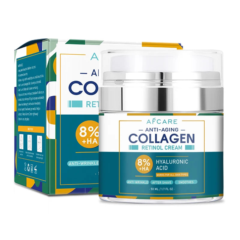 Face Moisturizer Collagen Retinol Cream Hyaluronic acid For Men Moisturizer Products Day Night Cream Neck Hand Skin Care
