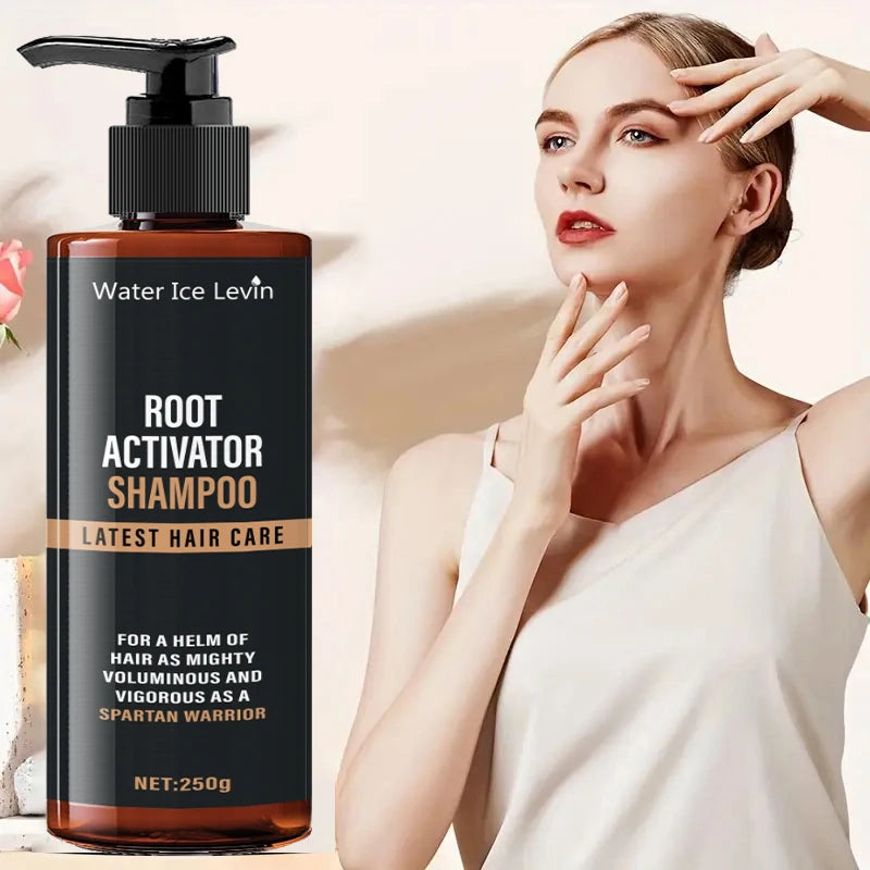 Root Activating Shampoo - Natural Herbal Extracts, Keratin and Biotin Leaves Hair Feeling Fresh and Dry, and Makes Damaged Hair More Dense.
