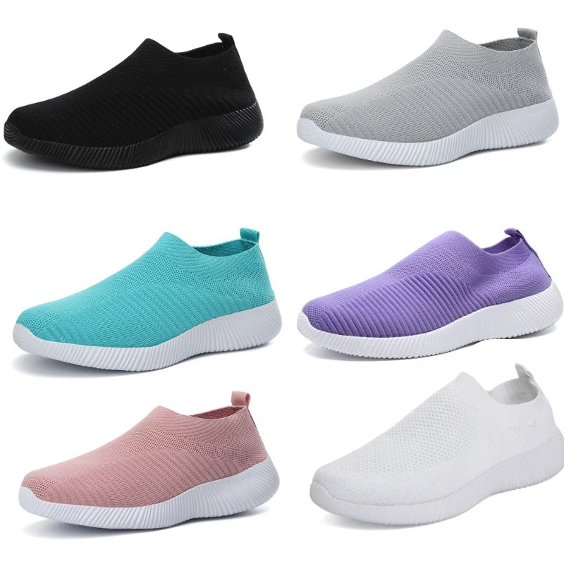 Shoes for Women  Vulcanized Shoes Casual Fashion Women Sneakers Breathable Comfortable Shoes Outdoors Plus Size Walking Shoe