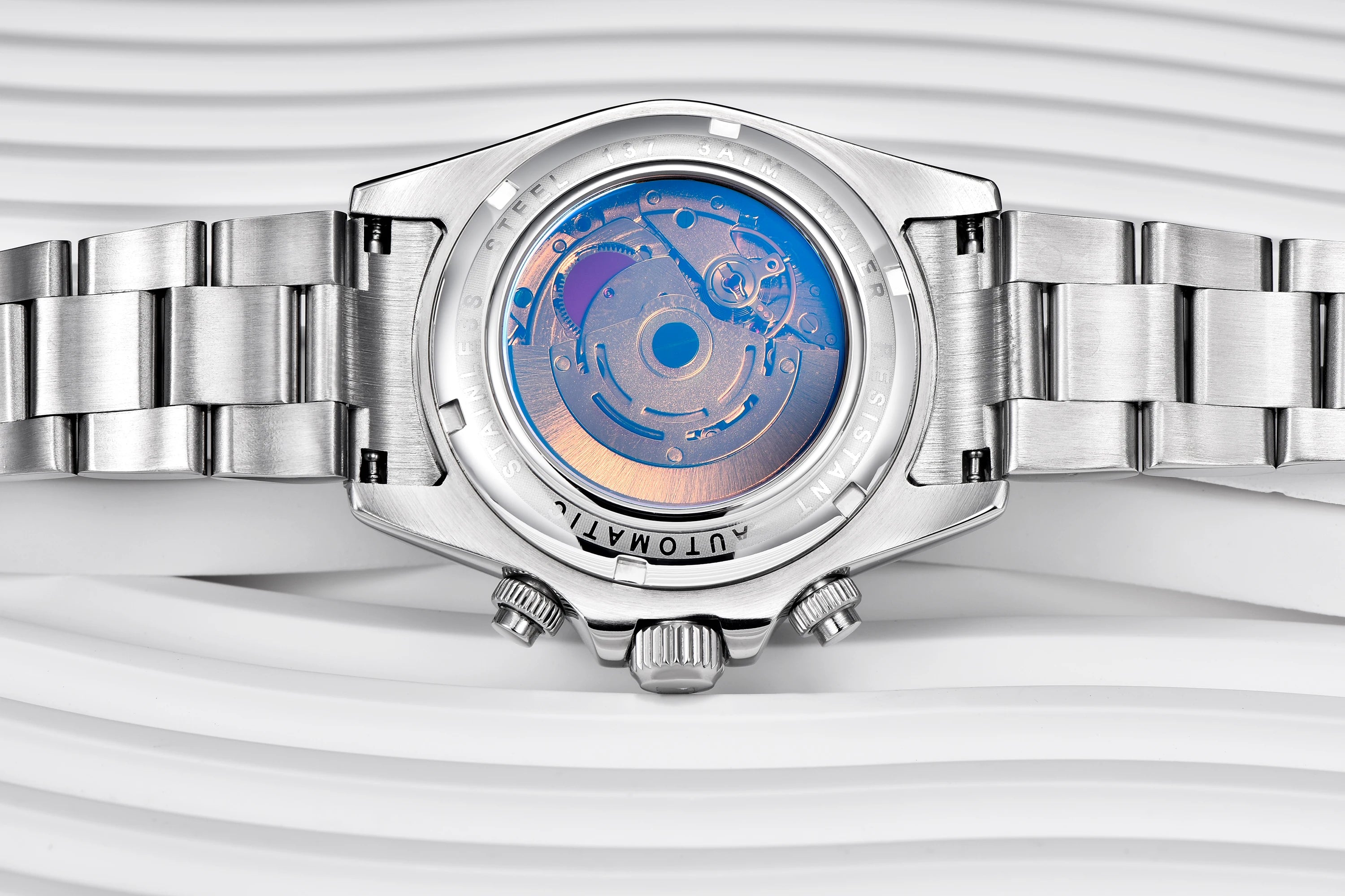 Men's watches top brand luxury mechanical watches men's Rollstimi137 luminous 30 meters waterproof stainless steel men's watches