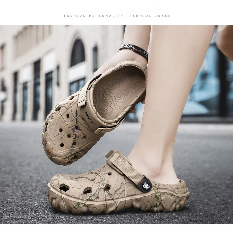 Men Slippers High Quality Classic Outdoor Anti-Slip Garden Shoes Lightweight Fashion Casual Sandals Sandals for Men Platform