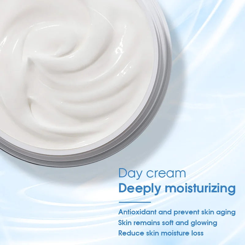 Coenzyme Q10 Anti-aging Day Cream Anti Wrinkles Night Cream Combination Set Vitamin E Moisturizing Cream Reduce Facial Fine Line