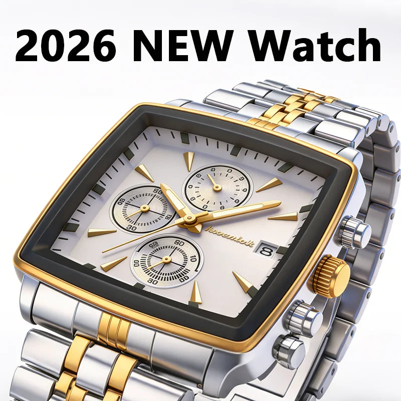 2026 New Watches Top Brand Luxury Waterproof Luminous Digital Quartz Watches Casual Silicone Date Watches for Men Reloj Hombre