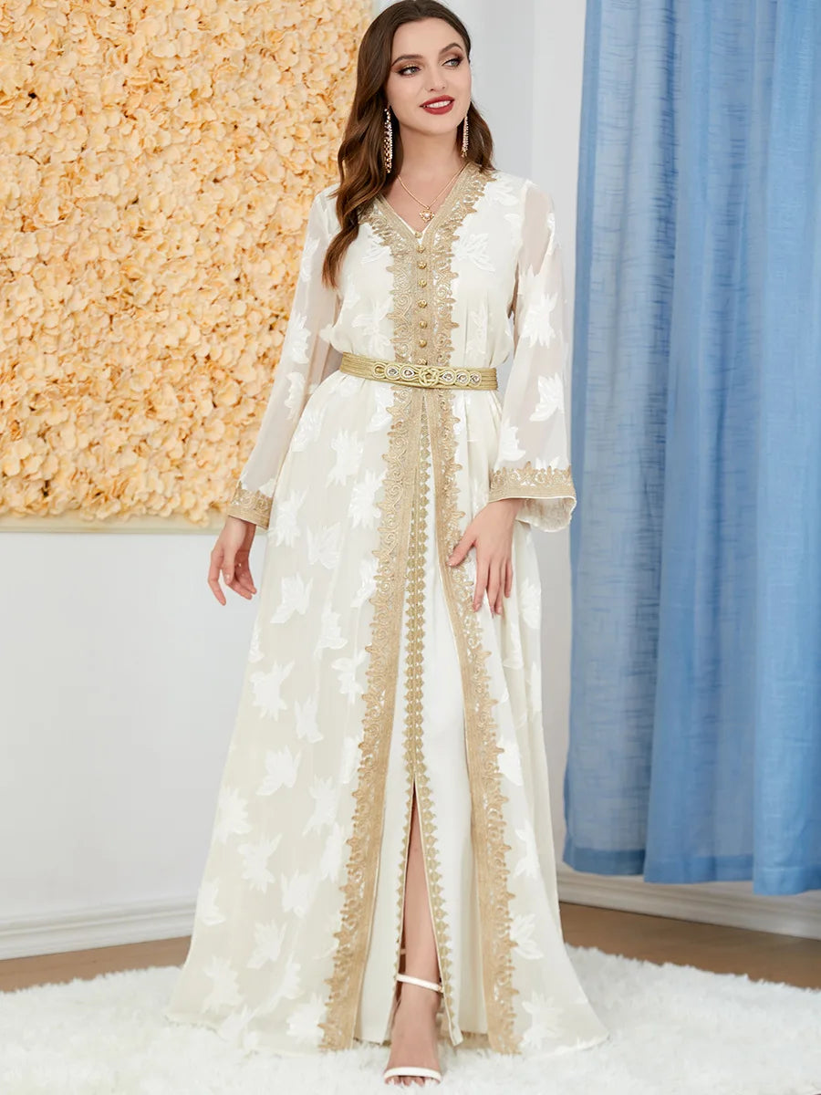 Abaya Dubai Muslim Dress Luxury Ramadan Kaftan Islam Kimono Robe Women Caftan Marocain Maxi Party Dresses 2023 Abayas Femme