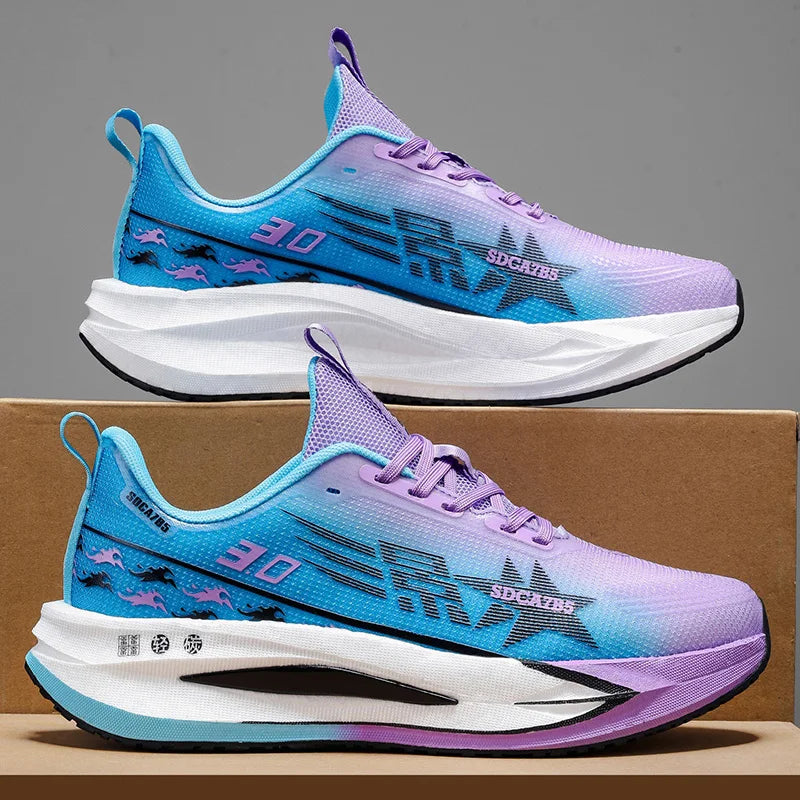 Men's Fashionable Sports Shoes, Non-Slip and Durable Tennis Shoes - Traditional Footwear - Road Running Shoes - Fitness Training Shoes - High-Top Non-Slip Soles - Suitable for All Seasons - Unisex Design