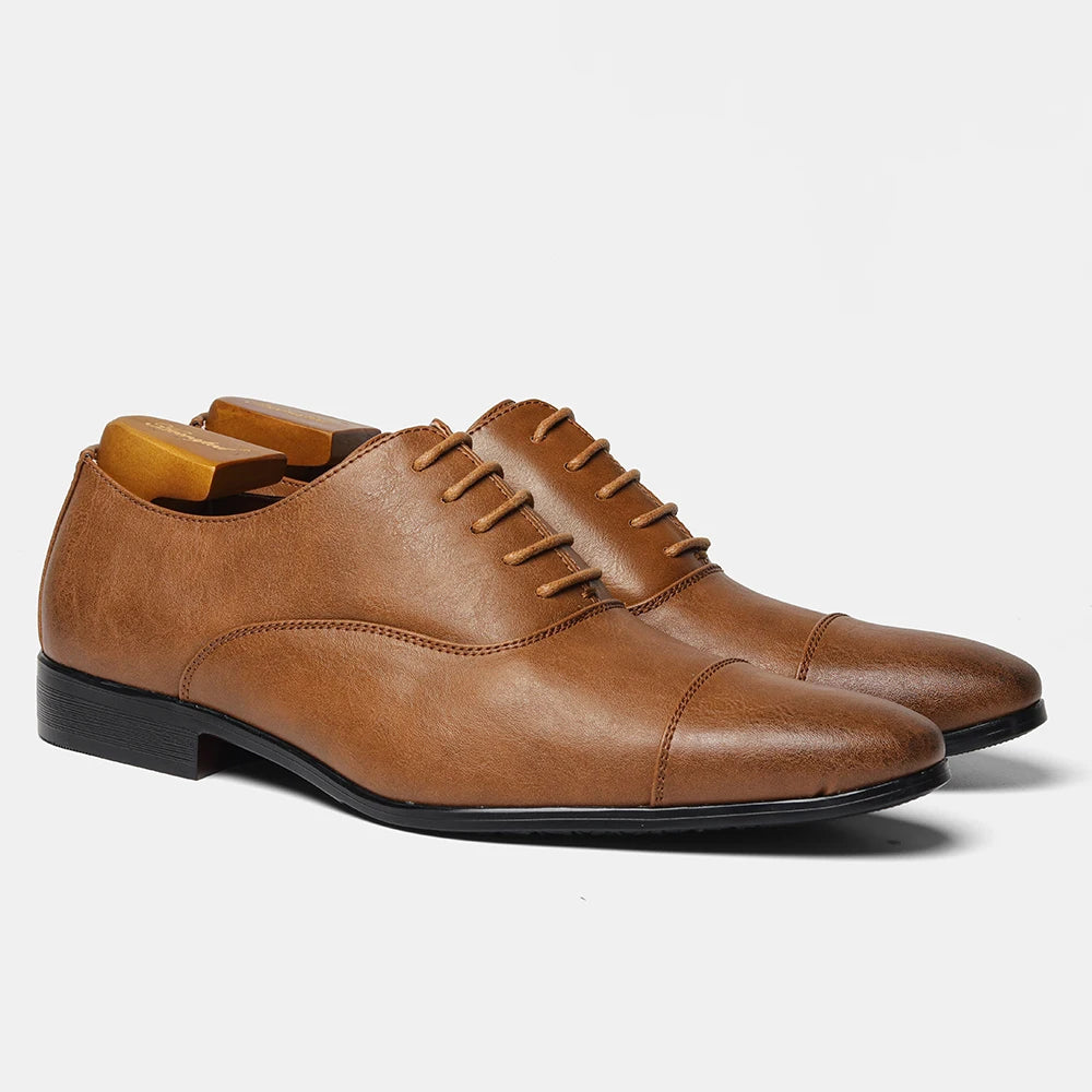 Leather Shoes For Men Gentleman'S Stylish Comfortable Business Formal Shoes Men