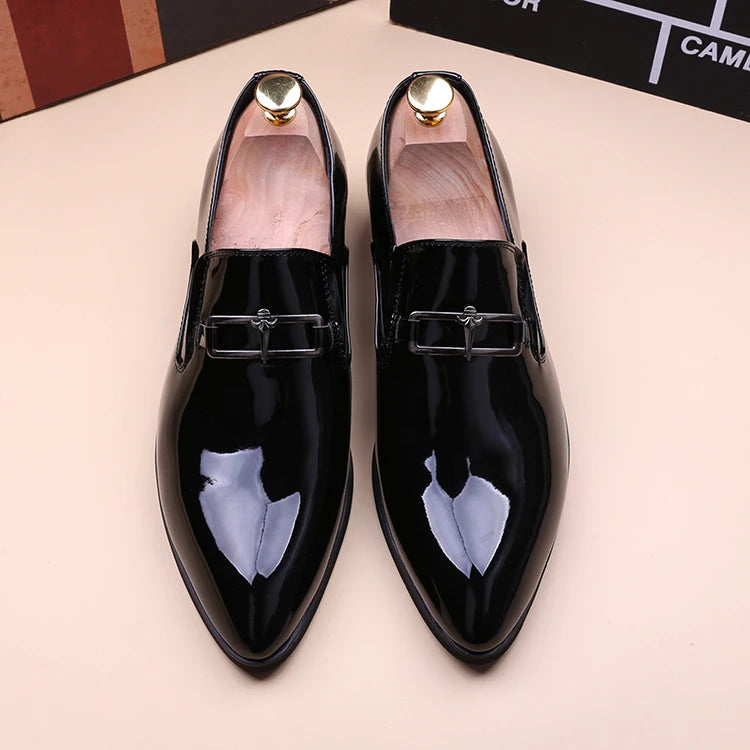 Men's Business Shoes Summer Light Soft Leather Shoes Loafers Slip on Comfortable Dress Shoes for Men Casual Boat Driving Shoe