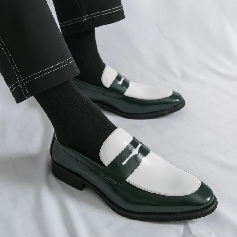 Men Shoes for Wedding Moccasins 2025 New Loafers for Men Breathable Man Slip on Flats Leisure Walk Driving Shoes Walking Shoes