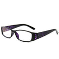 Fashion Vintage Floral Anti Blue Light Reading Glasses Men's Women's Spring Hinge Presbyopic Eyeglasses Comfortable +1.0~ +4.0