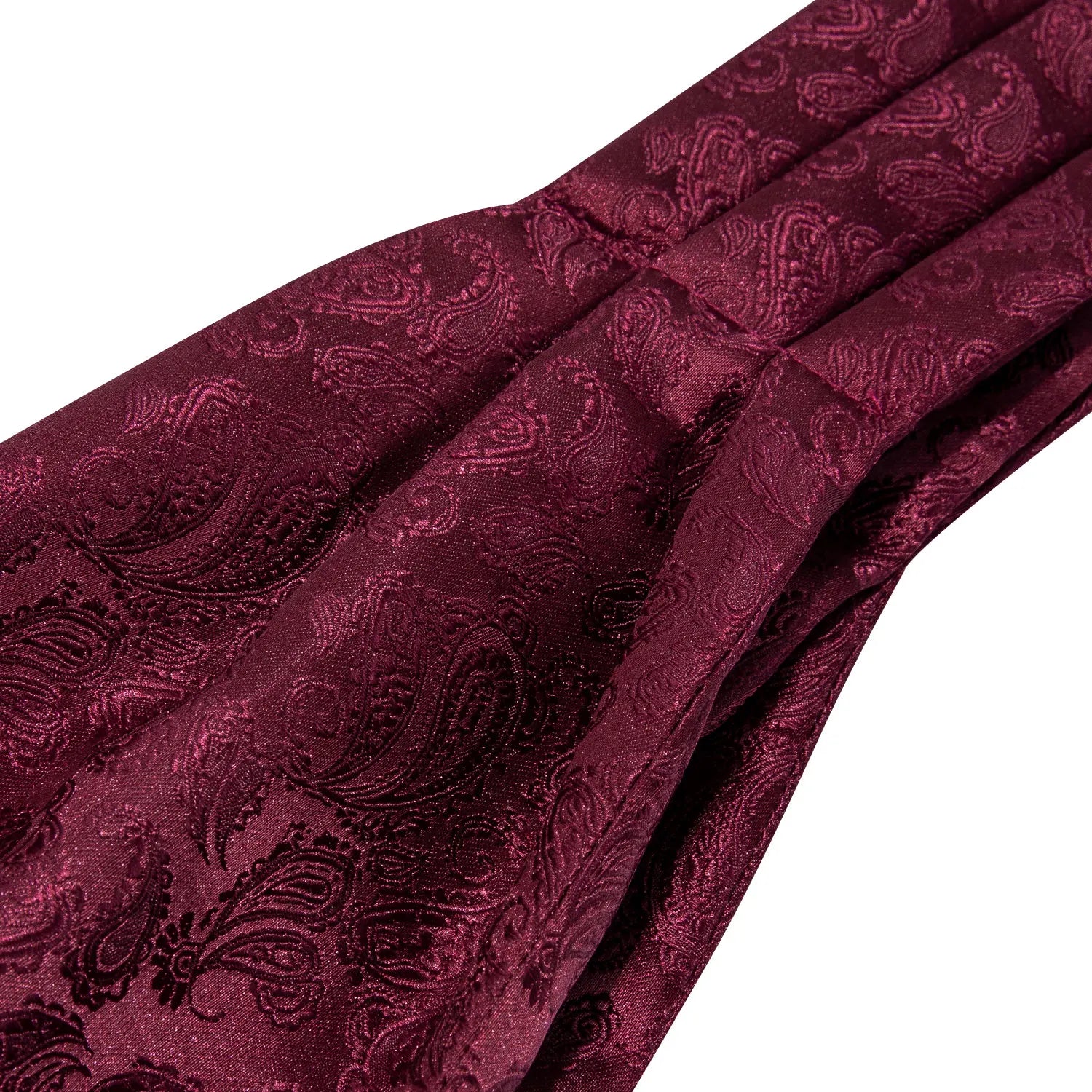 Hi-Tie Mens Ascot Black Pink Blue Red Gold Green Purple White Cravat Tie Hanky Cufflinks for Male Wedding Business Prom