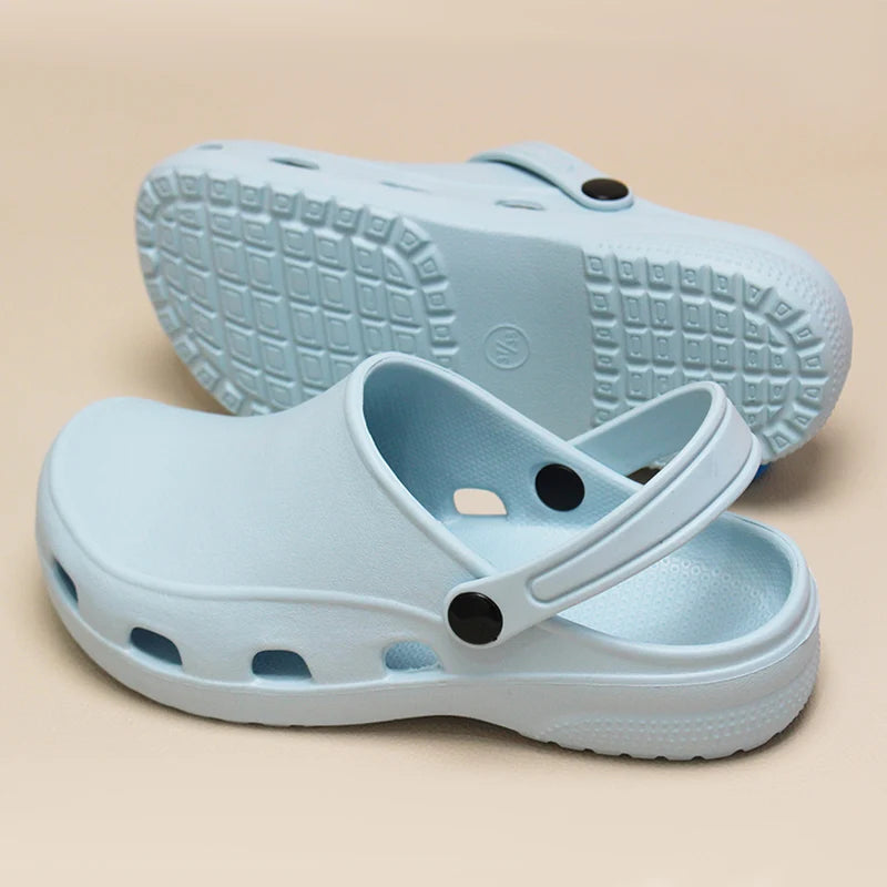 Professional Scrubs Clogs Ultra Light Nurse Work Shoes Anti Slip Pediatric Slippers Breathable Dentist Nursing Shoes 5X03-04