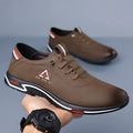 Men's Shoes Fashion Soft Soled Men Casual Shoes British Style Formal Shoes Breathable Lace-Up Bottom Light Sneakers Male Size