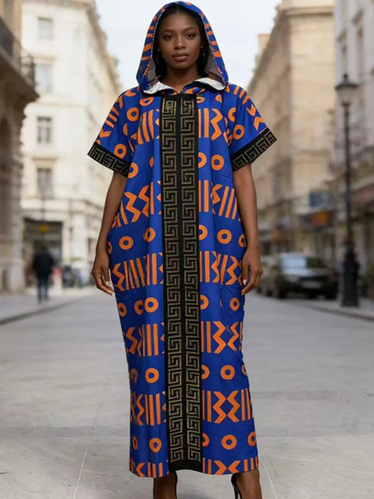 African Dresses For Women Muslim Fashion Abayas Boubou Dashiki Ankara Outfits Evening Gown Dubai Kaftan Abaya Robe Marocaine