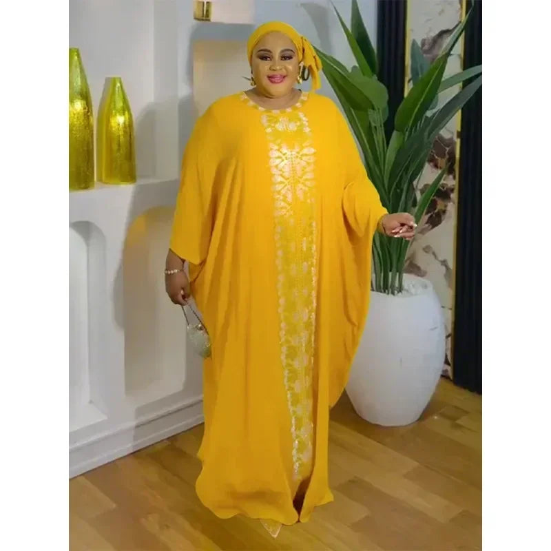 Abayas For Women Dubai Luxury 2025 African Muslim Fashion Dress Caftan Marocain Evening Party Dresses Boubou Robe Djellaba Femme