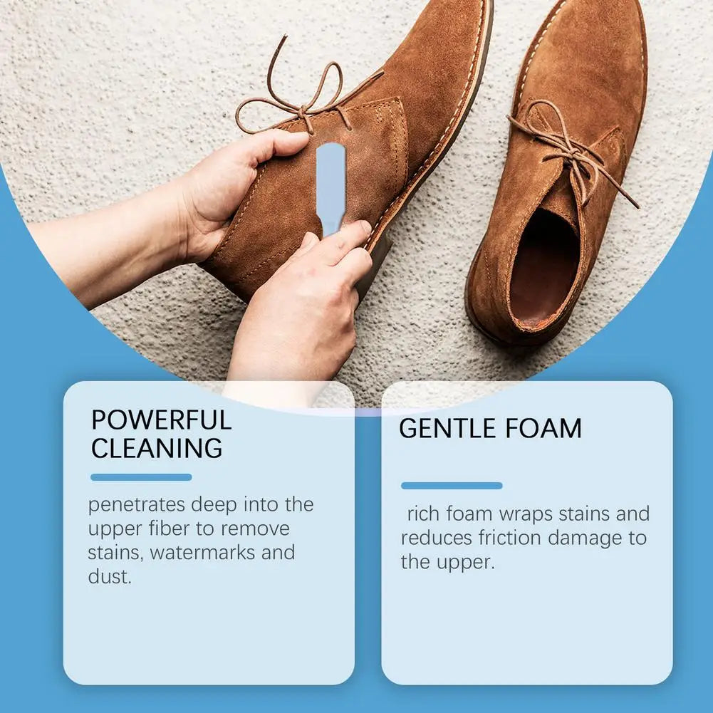 Cleaning Dirt Suede Cleaner Set Gentle Non-damaging Resists Fading Deformation Cleaner Set for All Suede Products Cleaner Set