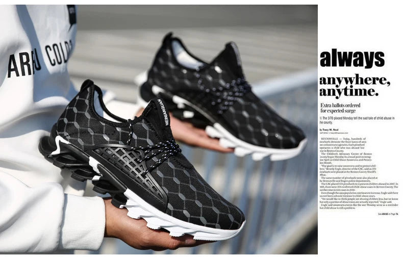 Men's Sports Shoes Breathable Casual Walking Shoes Men's Fashion Clothing Tennis Sports Shoes