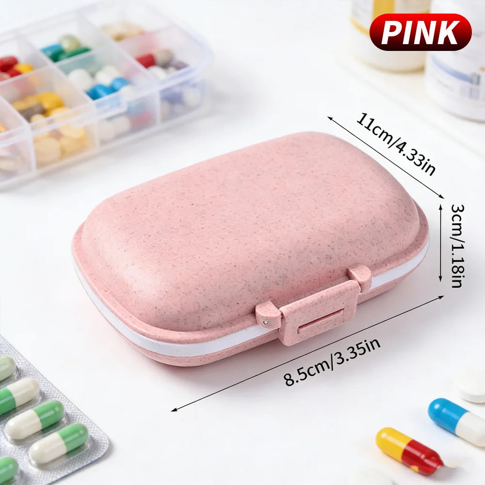 Multifunctional Portable Pill Box Weekly Medicine Organizer for Home Office Travel