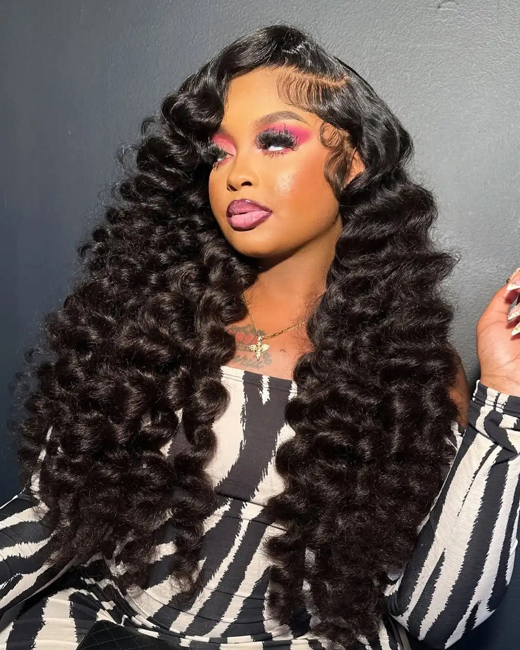 250 Density 30 40 Inch Loose Deep Wave Lace Frontal Wig 13x6 Hd Curly Human Hair Wigs 360 Water Wave Pre plucked Lace Front Wig