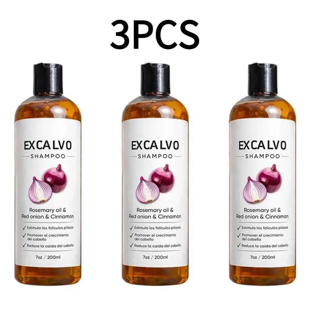 Rosemary Red Onion Hair Shampoo 200ml Strengthens Hair Roots Reduces Hair Loss Deep Cleansing Nourishing Hair Care Products NEW