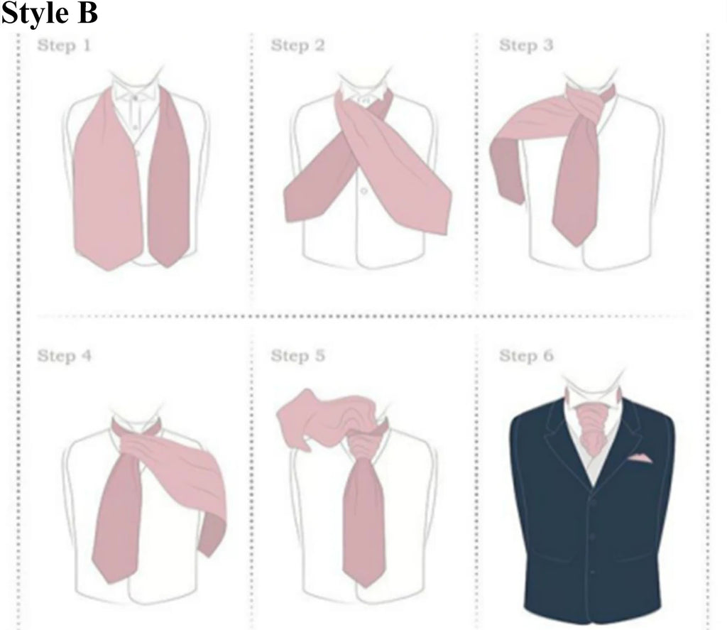 Hi-Tie Mens Ascot Black Pink Blue Red Gold Green Purple White Cravat Tie Hanky Cufflinks for Male Wedding Business Prom