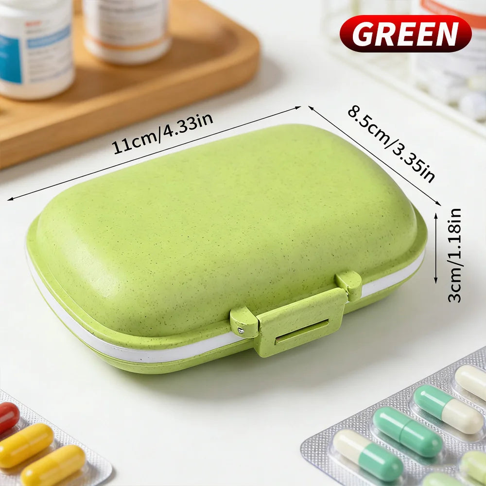 Multifunctional Portable Pill Box Weekly Medicine Organizer for Home Office Travel