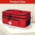 Travel Medicine Bag Empty Medical Storage Bag Pill Bottle Organizer Medication Organizer Medication Travel Case for Household