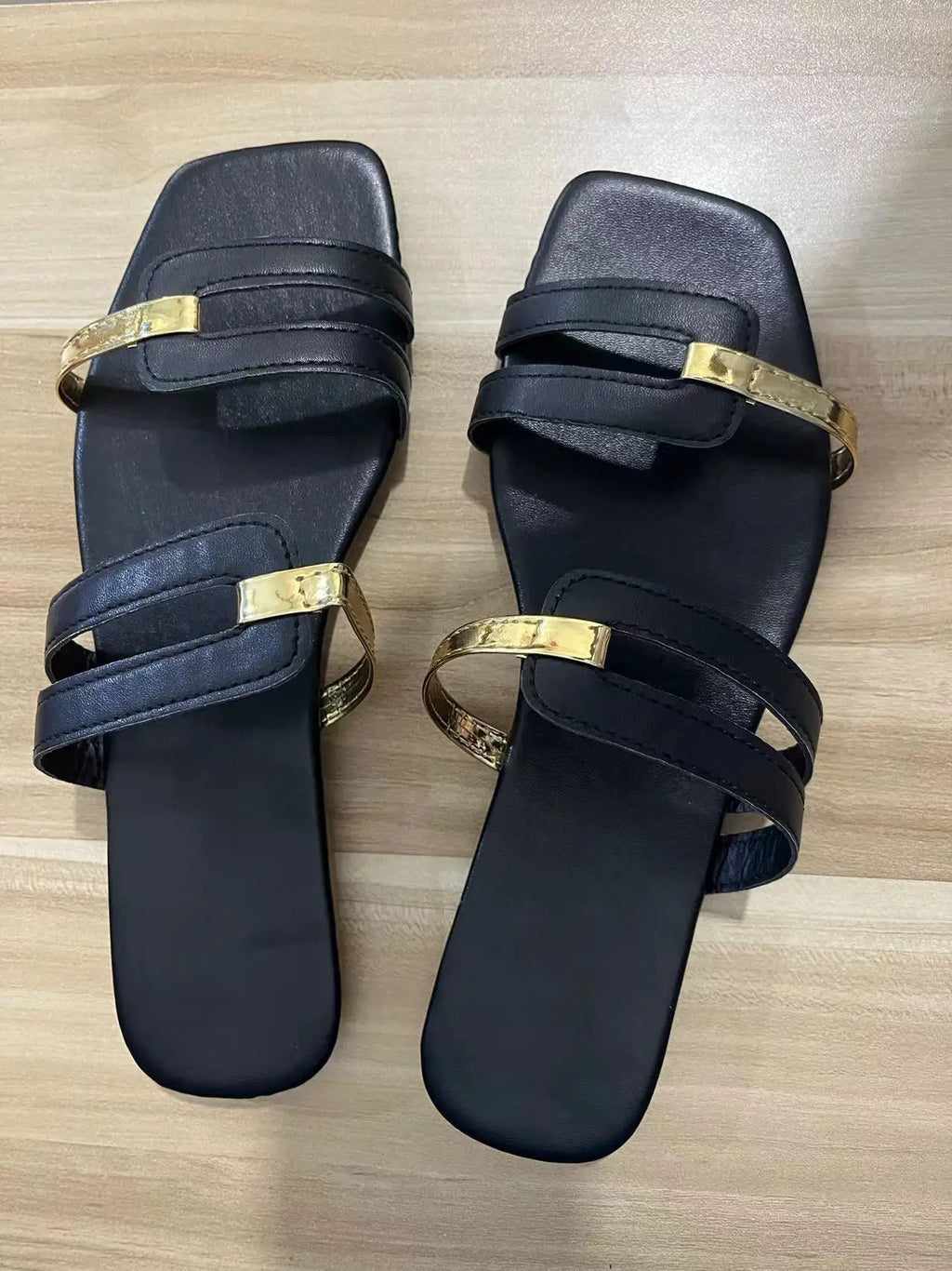 Women's Shoes Summer Flats Flip Flops Dress Shallow Casual Female Slides Rome Open-toe Women Slippers Slingback Sandals2023