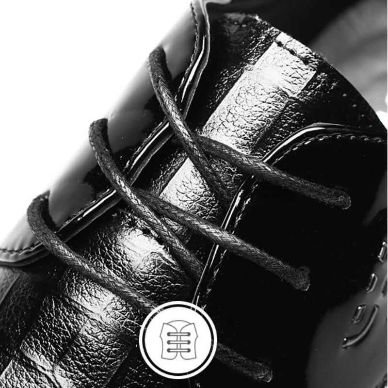 Men's Oxfords Shoes Lace Up Point Toe Business Casual Shoes for Men Wedding Party Office Men's Shoes Luxury Dress Shoe 2026 New