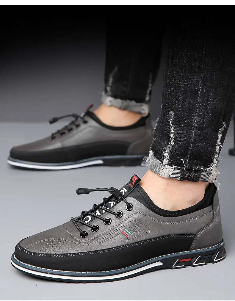 Men Dress Shoes Comfort Business Casual Oxford Shoes Fashion Dress Sneakers Office Working Walking Premium Leather Derby Shoe