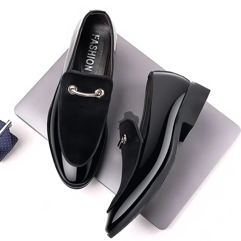 Men's Dress Shoes Luxury Mens Formal Leather Shoes Luxury Business Casual Shoes for Men Loafers Large Size 48 Zapatos De Hombre