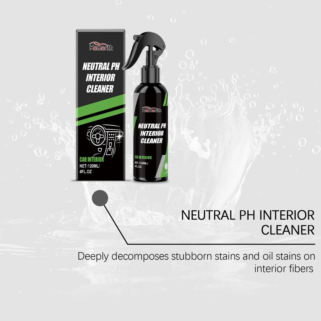 Car Interior Cleaner Agent Ceiling Cleaner Leather Flannel Woven Fabric Water Free Multipurpose Auto Dash Cleaning Tool