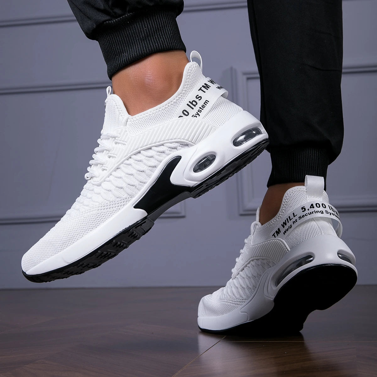 New Men's Sneakers Thick Sole Comfortable Casual Shoes Lightweight Breathable Fashion Running Shoes Luxury Male Tenis Masculino