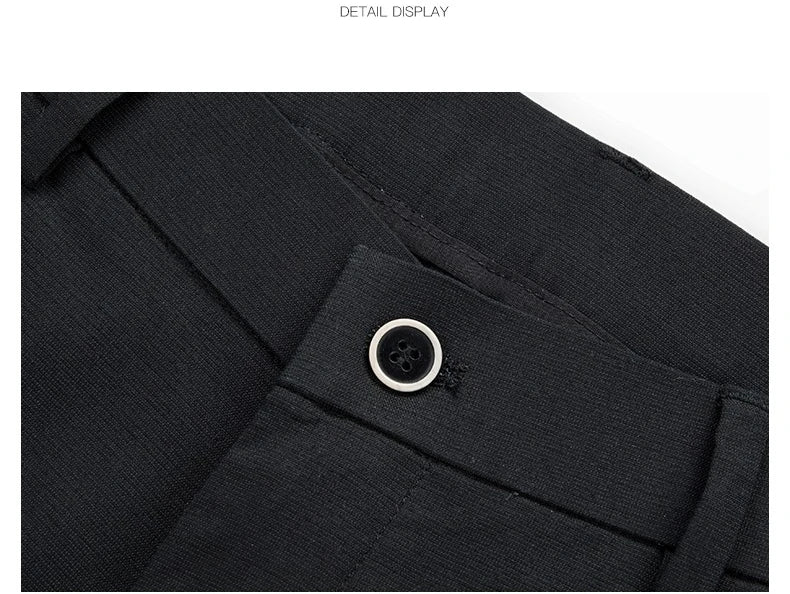 Men's Casual Pants: Breathable & Lightweight for Summer Comfort Business Casual Men's Work Trousers