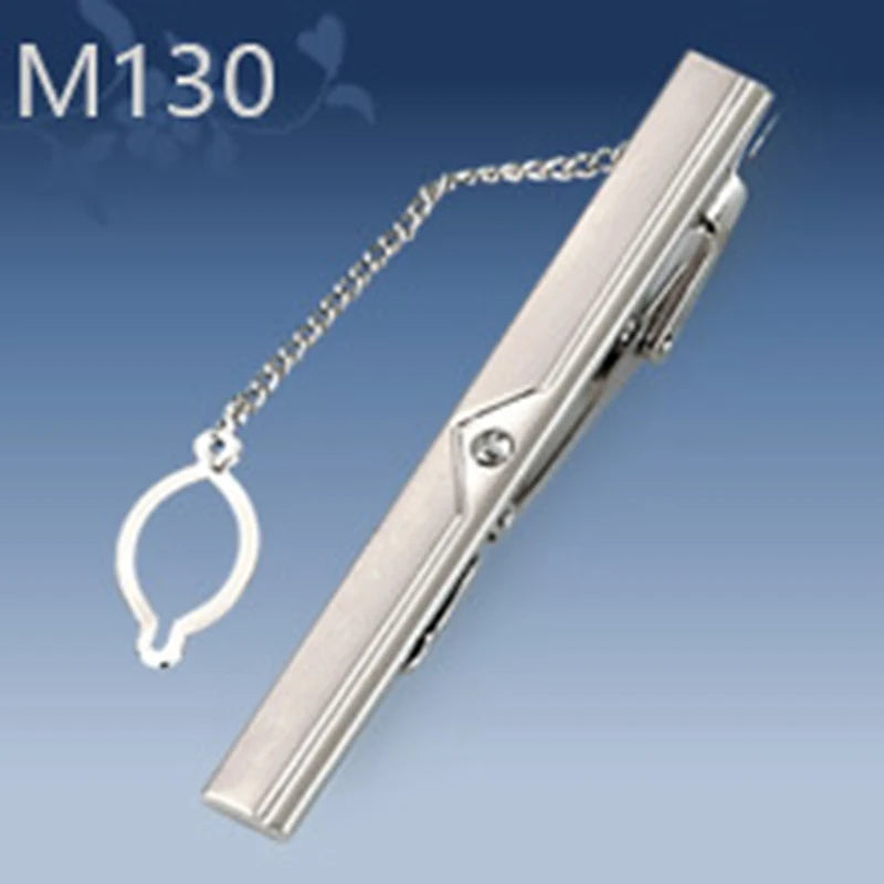 New Tie Clip Fashion Style 1PC Necktie Men Metal Simple Bar Clasp Practical Bowtie Clasp Tie Pin For Mens Gift Accessories