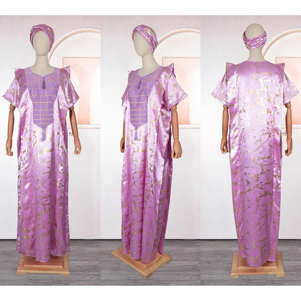 2025 Abayas For Women Dubai African Muslim Fashion Dress Caftan Marocain Evening Party Dresses Satin Boubou Robe Djellaba Femme