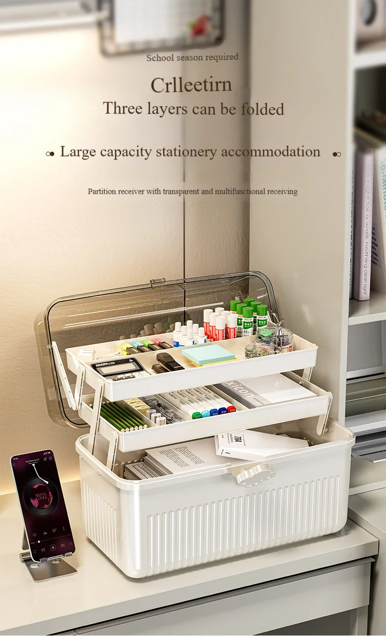 Multi-layer Medicine Box for Home Use,Large-capacity Medicine Organizer,Drug Organizer,Medicine Storage Box,First Aid MedicalBox