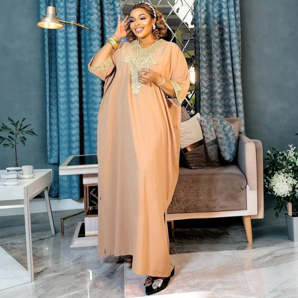 Abayas For Women Dubai African Muslim Fashion Dress Caftan Marocain Evening Party Dresses Satin Boubou Robe Djellaba Femme 2025
