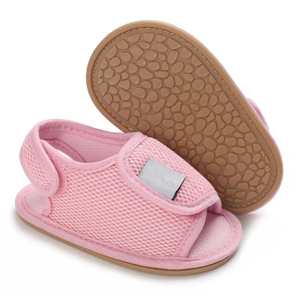 Non-Slip Rubber Sole Baby Sandals Breathable Soft Sole First Walker Shoes Multiple Colors Lightweight Outdoor Sandals Newborn