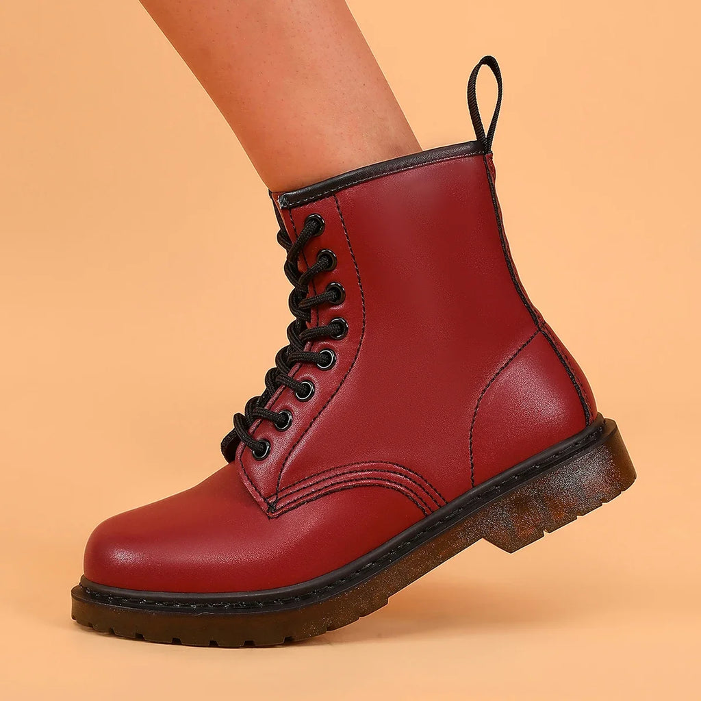 Handsome Fashion Platform Shoes for Women Waterproof Women's Boots Non-slip Wear-resistant Soft Bottom Ladies Casual Shoes