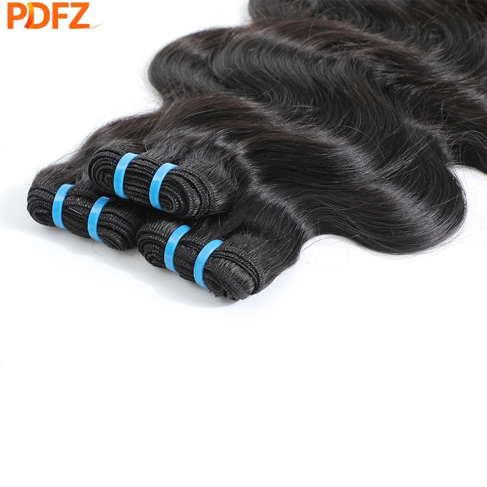 Body Wave Human Hair Bundles 16A Double Drawn 100% Human Hair Brazilian Virgin Human Hair Extensions For Women Cheap Human Hair