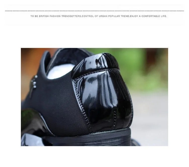 2026 New Men's Shoes Men Dress Shoes Leather Breathable Leisure Business Canvas Formal Shoes Men zapatos de hombre