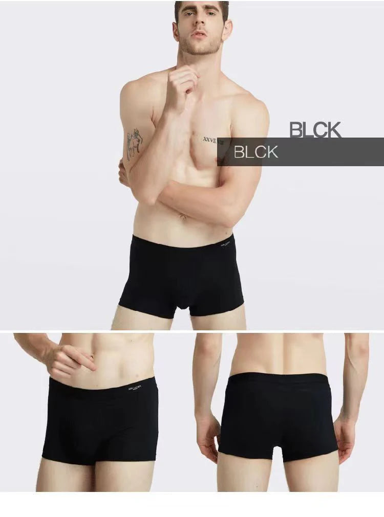 4Pcs Boxer Shorts Men's Underwear Sexy Panties Cotton Boxers Print Underpants Male Shorts U Convex Lingerie Plus Size 6XL