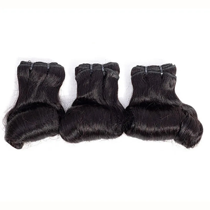 Premium Natural Color Human Hair Egg Curly Weav Bundle Soft and Bouncy Brazilian Virgin Remy Women's Trendy Hairstyling Needs