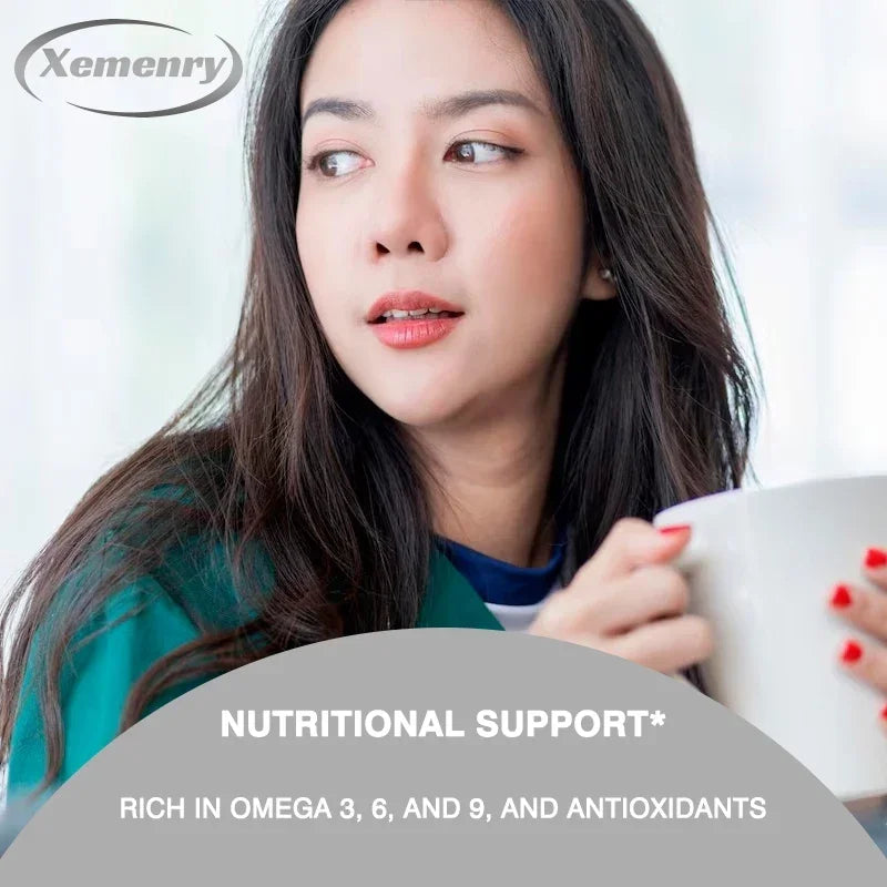 Dietary Supplement, Black Seed Oil Helps Hair Regrowth and Protects Skin and Nails 2000 Mg Supplement