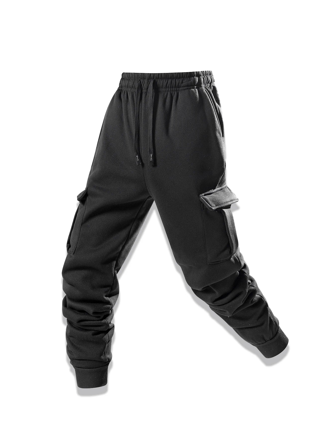 2025 New Men's Joggers Pants Loose Drawstring Long Pants Men Multi-pocket Sweatpants Casual Cargo Trousers For Men Fitness