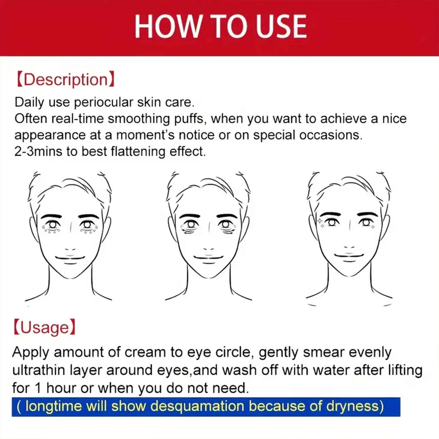 Instant Lift Eye Cream. For Men Women. Good Skin Ductility. Softens Smooths Tender Eye Area. Visible Firming. 20g Net.