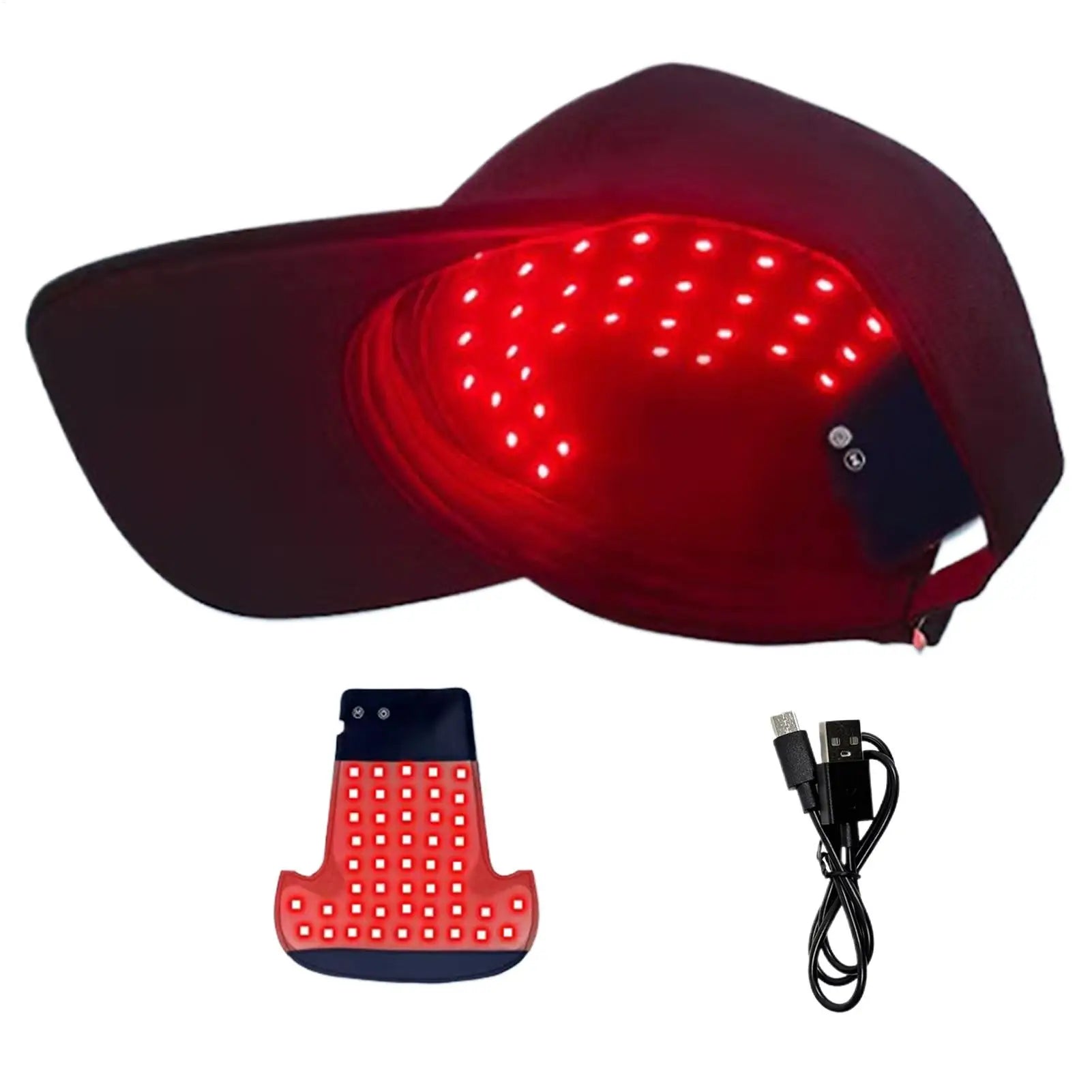 Red Blue Light Hair Growth Cap Hair Growth Device Hair Regrowth Anti Hair Loss Relax Scalp Hair hat LED Red Light Therapy Cap