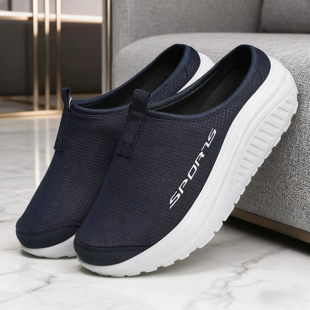 Men's and Women's Walking Shoes Lightweight and Comfortable Platform Wheels Slippers Cheap Breathable Casual Flat Shoes 2025