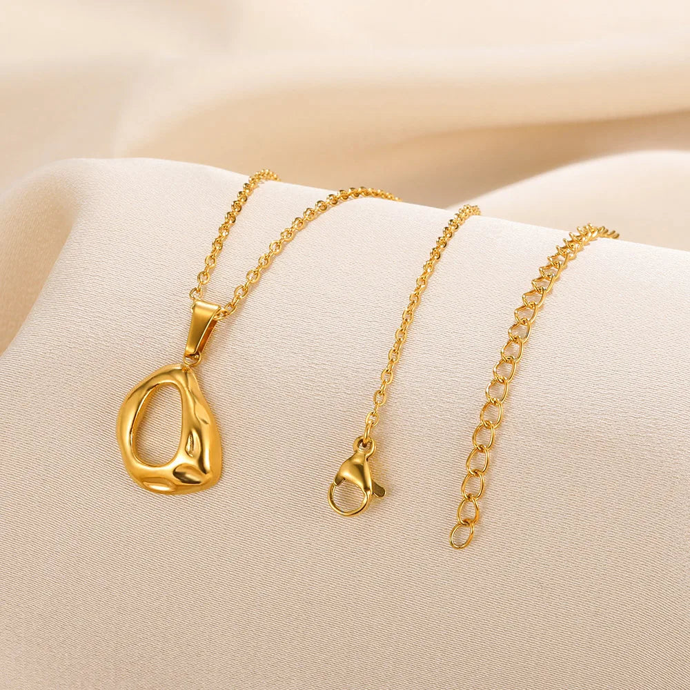 Cross Necklace For Women Classic Cross Collar Gold Color Egyptian Nile Ankh Choker Stainless Steel Chain Aesthetic Jewelry Gift